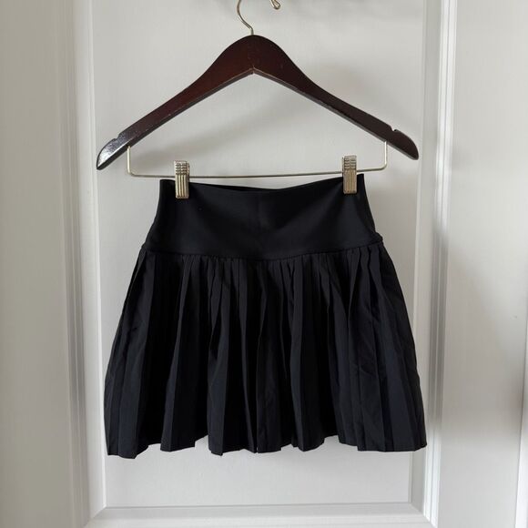 Alo Grand Slam Tennis Skirt Black - Picture 5 of 9